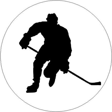 Hockeyspelare Motiv 01